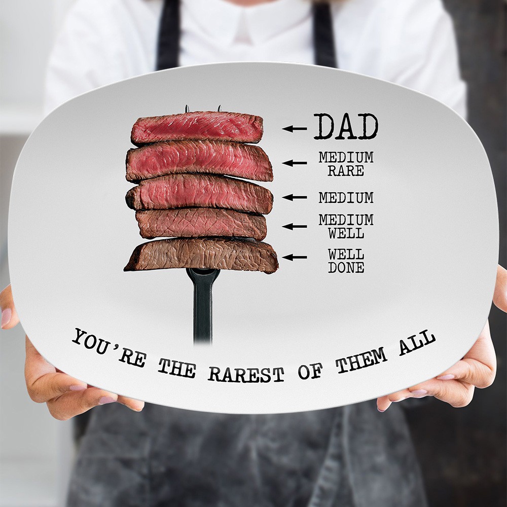 Personalized Daddy's BBQ Funny Grilling Platter Father's Day Gift Ideas