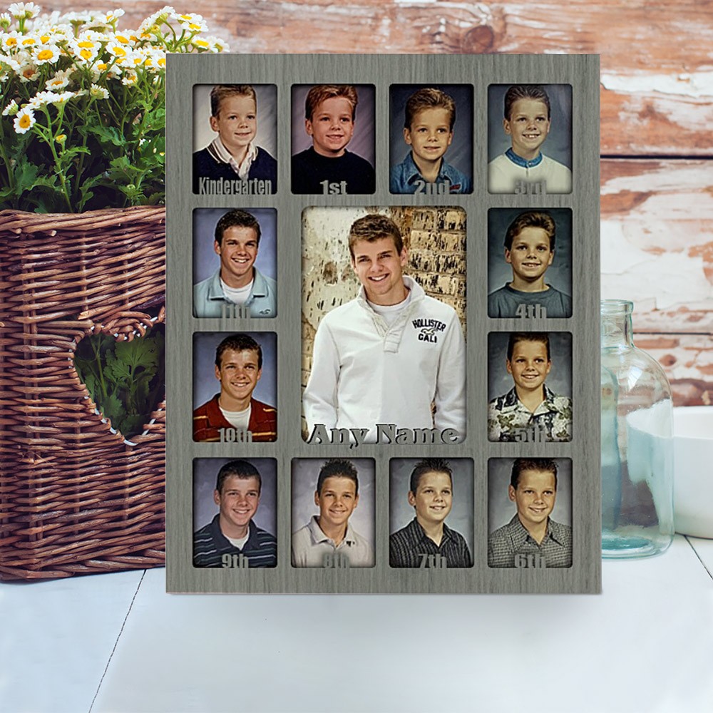 Personalized School Days 3D Photo Frame K-12 Kids Gift Back to School Gifts