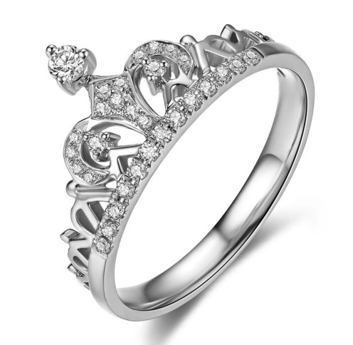 S925 Sterling Silver Exquisite Crown
