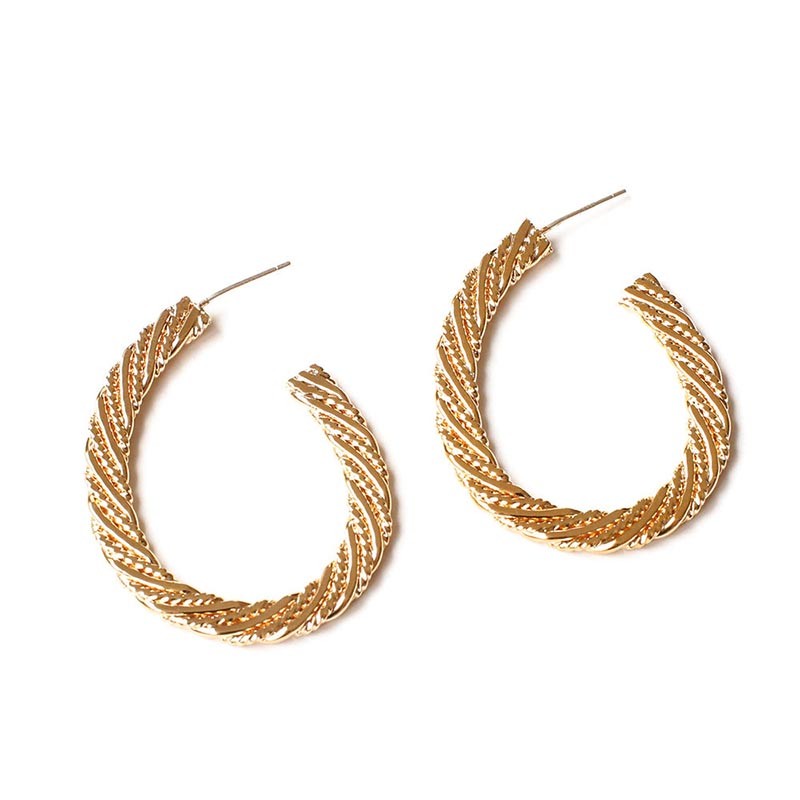 Flat Threaded Earrings