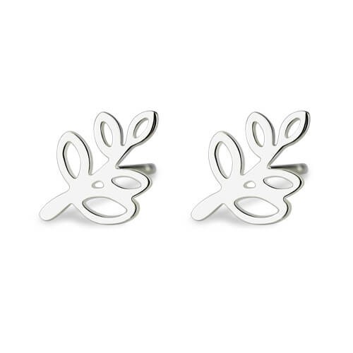 Tree Branch Stud Earrings for Women Sterling Silver
