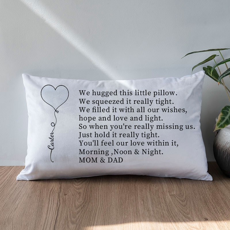 Personalized Engraved Family Pillow
