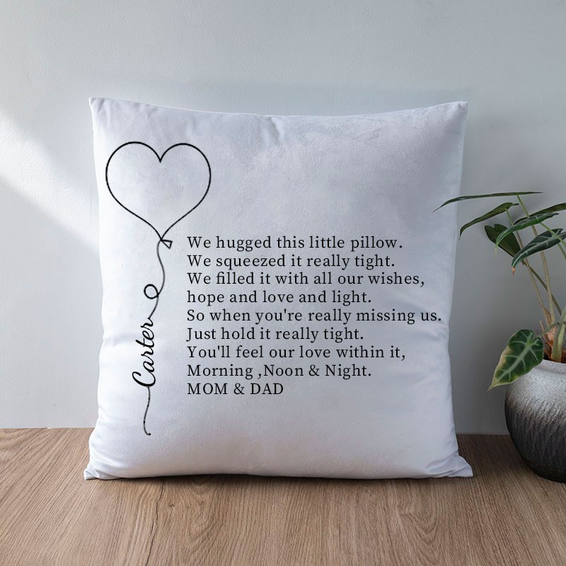 Personalized Engraved Family Pillow