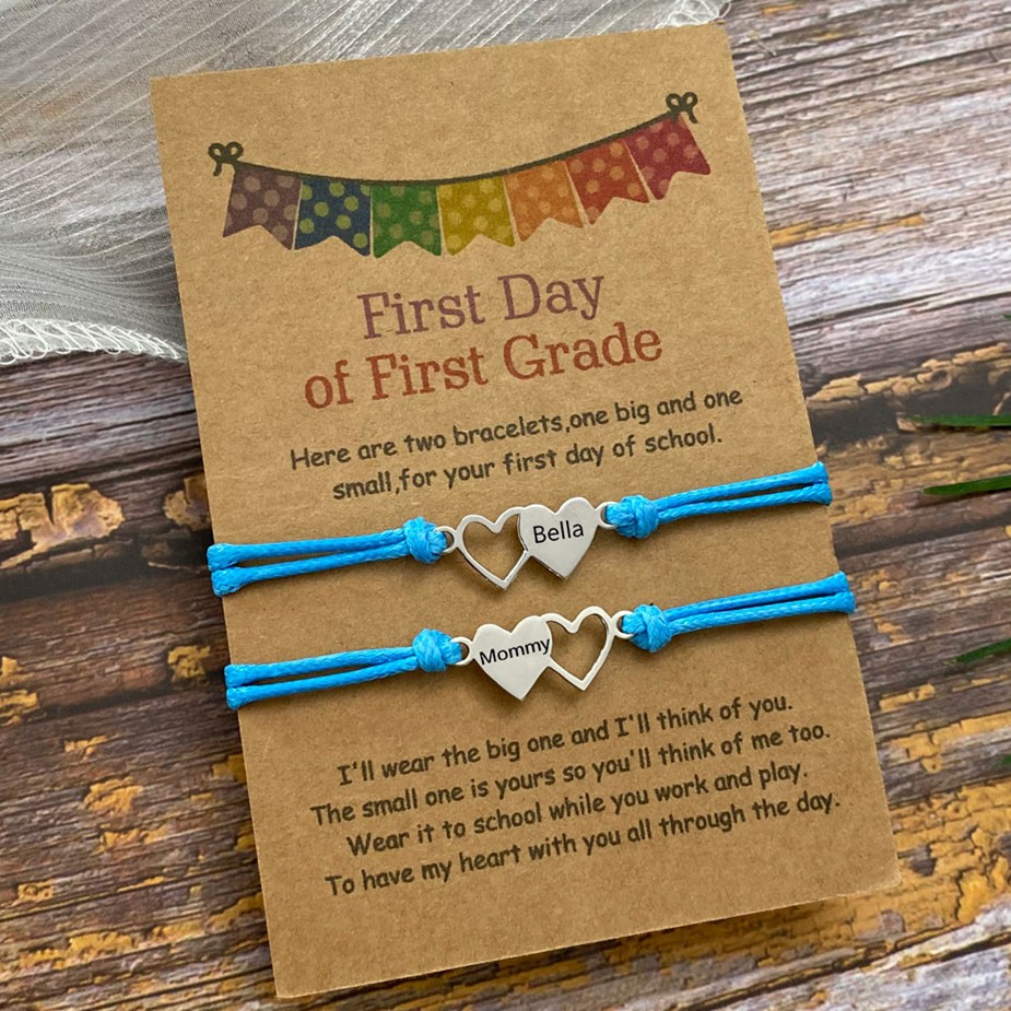 First Day of School Mommy and Me Back to School Bracelets