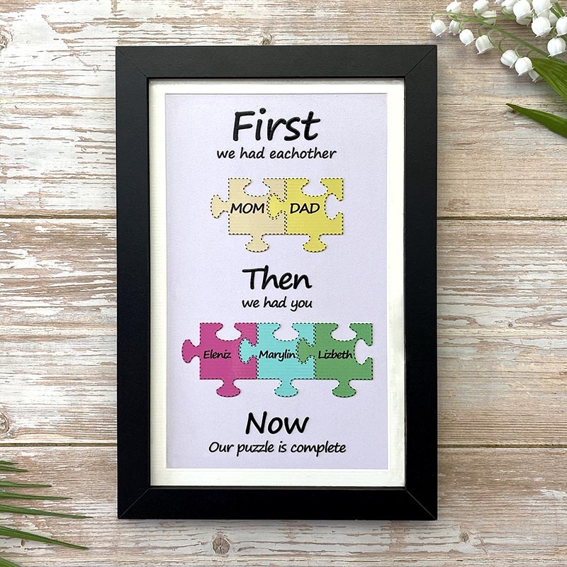 Personalised You Are The Piece That Holds Us Together Puzzles Pieces Name Sign Wall Decor