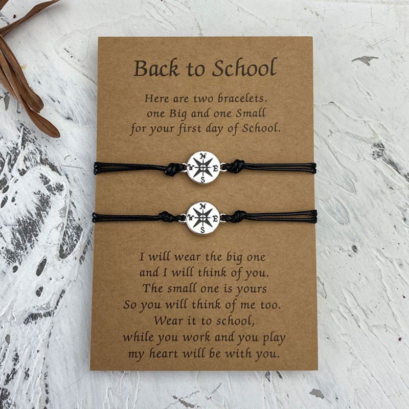 Back to School Parent and Me Matching Wish Bracelets 