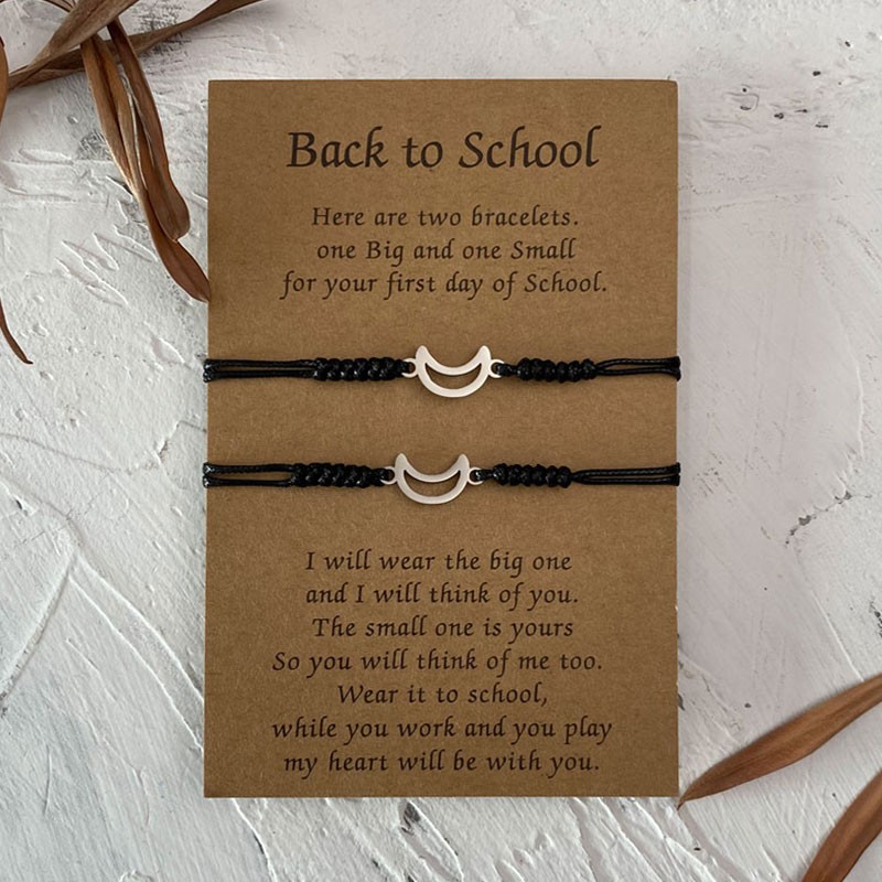 Back to School Parent and Me Matching Wish Bracelets 