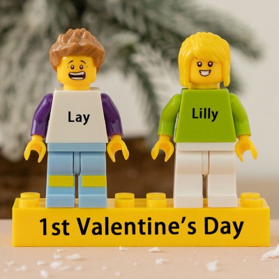 Custom Couple Tiny Figure Valentine's Day Gift 