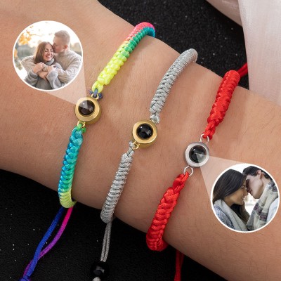 Personalized Photo Bracelet for Girlfriend Birthday Christmas Gift for Her