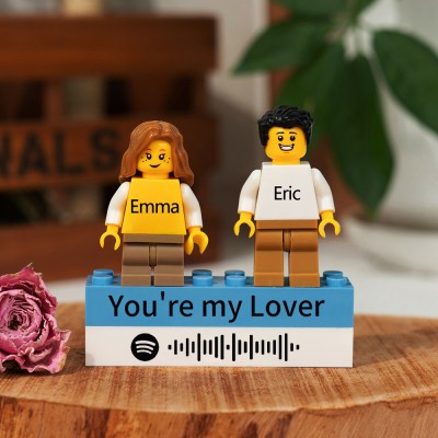 Custom Spotify Couple Tiny Figure Valentine's Day Gift