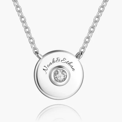 Engraved Hang Tag Necklace
