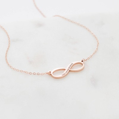 Infinity Jewelry | Silver Infinity Summer Necklace  | Personalized Infinity Gift | Mothers Gifts