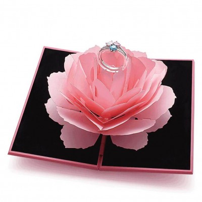 Handmade Personalized Rose Ring Box
