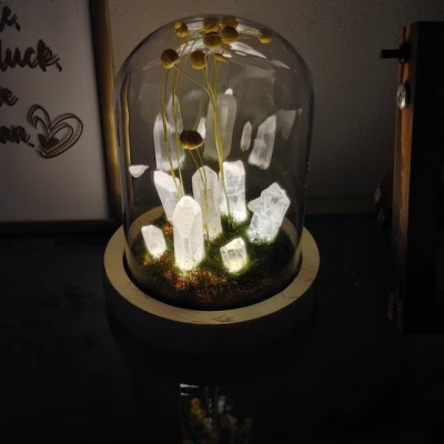 Handmade Cute Retro Crystal Night Light Christmas Gift For Wife Valentine's Day Anniversary Gift for Her