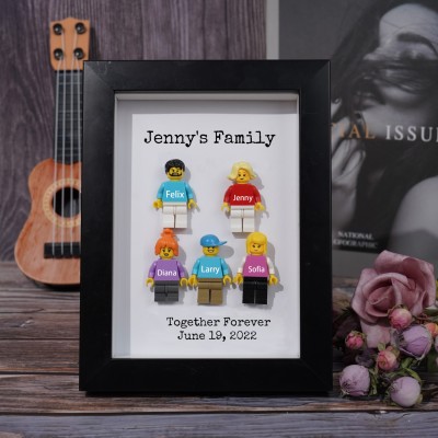 Personalized Family Tiny Figure Frame For Mother's Day Gift