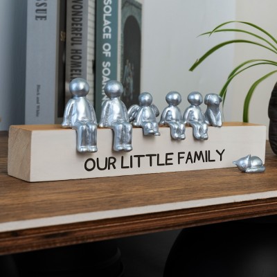 Personalized Family Sculpture Figurines for Mom Grandma Birthday Gift Ideas for Her