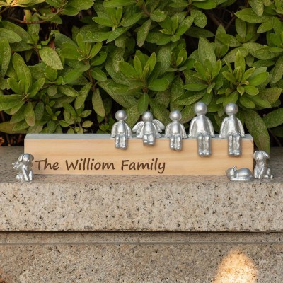 Choose Your Own Family Combination Personalized Family Sculpture Figurines Christmas, Birthday, Family Gift