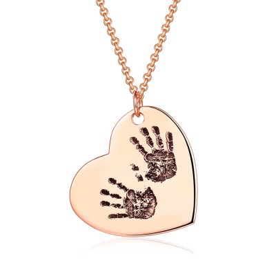 Engraved Fingerprint Handwriting Jewelry