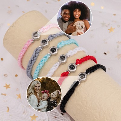 Custom Memorial Photo Projection Bracelet Anniversary Gifts Christmas Gift Ideas