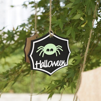 Personalized Halloween Spider Bag Name Tags Candy Bucket For Kids
