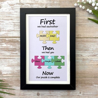 Personalized You Are The Piece That Holds Us Together Puzzles Pieces Name Sign Wall Decor