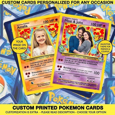 Valentine Pokemon Inspired Cards