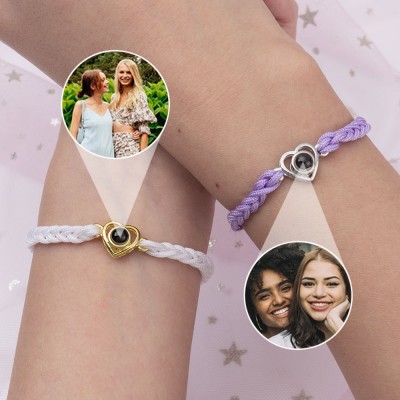 Custom Photo Projection Memory Bracelet Friend Gifts Christmas Gift Ideas