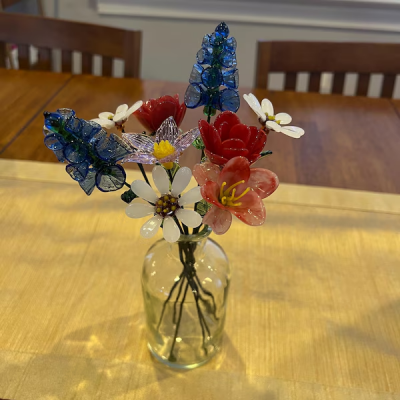 Personalized Glass Birth Month Flower Gift Ideas for Mom Grandma Unique Mother's Day Gifts