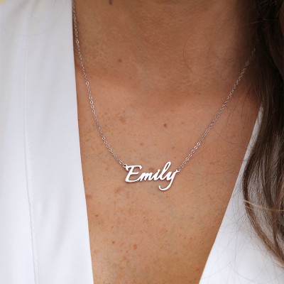 Personalized Name Necklace in Sterling Silver