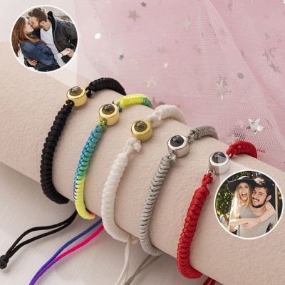Personalized Photo Bracelet for Girlfriend Birthday Christmas Gift for Her