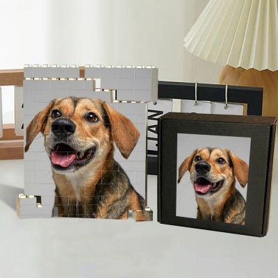 Personalized Pet Photo Building Block Gift Dog Brick Puzzles Pet Lover Gift 