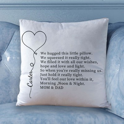 Personalized Engraved Family Pillow