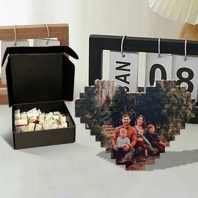 Personalized Photo Building Block for Family Anniversary Gift for Wife Husband Love Gift for Her