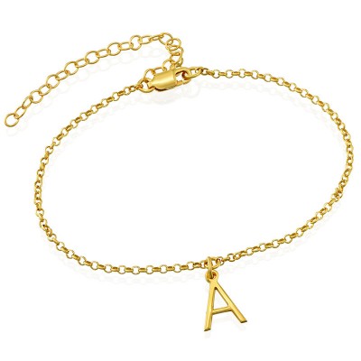 Personalized Anklet With 1-10 Initials