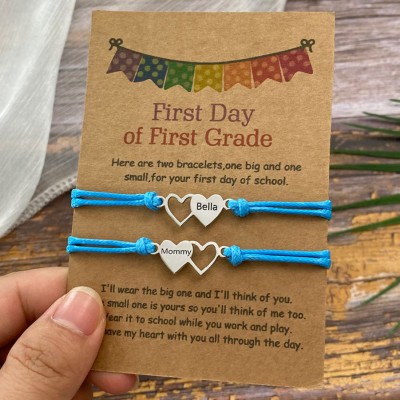 First Day of School Mommy and Me Back to School Bracelets