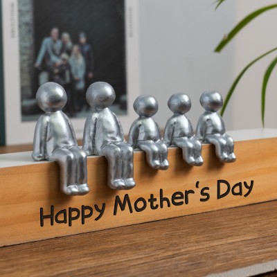 Mother's Day Sculpture Figurines Personalized Family Gift  Love Gift for Grandma Mom