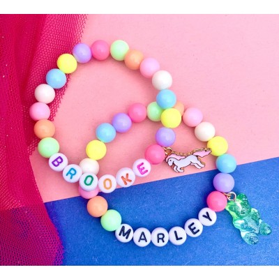 Personalized Name Bracelet For Kids Easter Gift