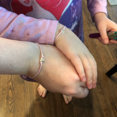 First Day of Preschool Bracelet Set Mommy and Me Wish Bracelet