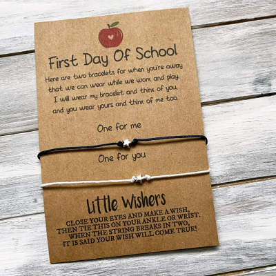 First Day of School Mommy and Me Back to School Bracelets