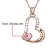Love You Mom  Birthstone Necklace
