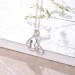Engraved Infinity Love Necklace Heart