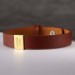 Custom Leather Bracelet With Engraving