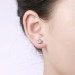 Copper Opal Heart Studs Earring