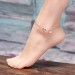 Personalized Double Hearts Anklet